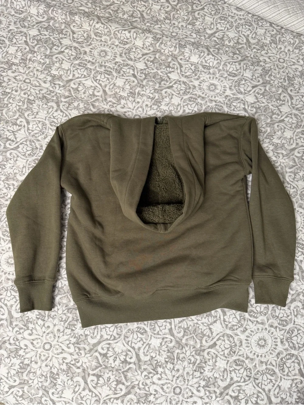 GAP Olive Green Full-Zip Hoodie for Kids